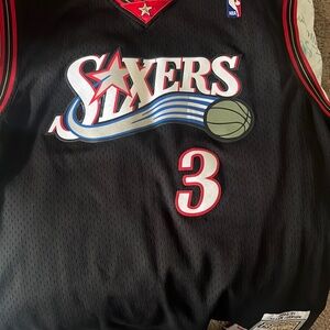 Four Authentic Basketball jerseys